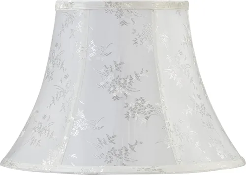 Aspen Creative 30234 - Pantalla de lámpara de araña de transición cosida a mano, color beige, parte superior de 7 pulgadas x 13 pulgadas inferior x