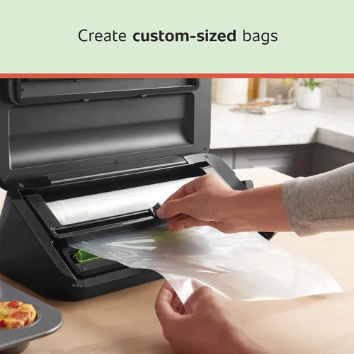 Miniatura 7 de FoodSaver - Sellador al vacío que ahorra espacio con bolsas y rollo