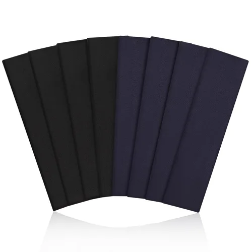 Miniatura 14 de Fishinsea Paquete de 8 diademas deportivas para mujer, tela elástica suave antideslizante, bandas para el cabello para entrenamiento diario, yoga