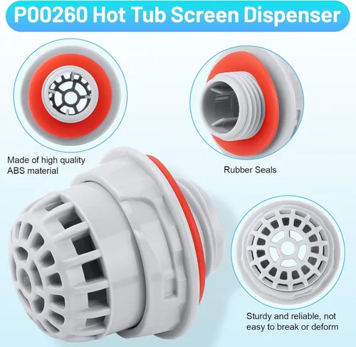 Miniatura 3 de P00260 - Filtro de repuesto para bañera de hidromasaje y spa, con sello, solo para Bestway y Coleman Lay-Z-Spa - Pieza de repuesto de filtro