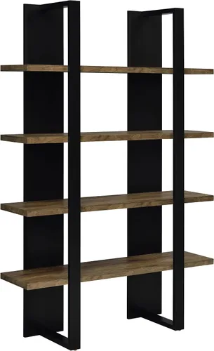 Coaster Home Furnishings - Danbrook - MDF y laminado - Estantería de 4 estantes con acabado de doble tono y estilo contemporáneo - Oficina en casa -