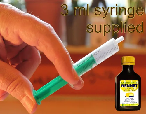 Miniatura 4 de Coagulante líquido microbiano RENNET 1.0 fl oz añadir 0.1 fl oz por 5L de leche