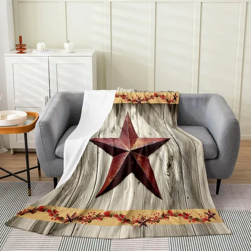 Miniatura 20 de Erosebridal Western Cowgirl Blanket 40x50 Western Cowboy Fleece Flannel Blanket for Bed Sofa Crib Horseshoe Boots Southwestern Fuzzy Plush Throw