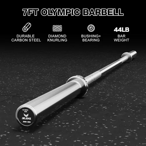 Miniatura 5 de Jaula de potencia JELENS, banco multifunción S11 con capacidad de 2000LBS, barra para sentadillas con sistema de poleas ajustable y más accesorios
