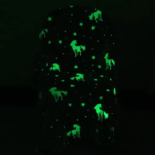 Miniatura 2 de SALIMAH Manta que brilla en la oscuridad, regalos de unicornios para niñas, juguetes para niñas de 2, 3, 4, 5, 6, 7, 8, 9, 10 años, mantas suaves