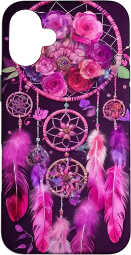 Miniatura 23 de Feather and Flower Dream Catcher Designed Case for iPhone 17