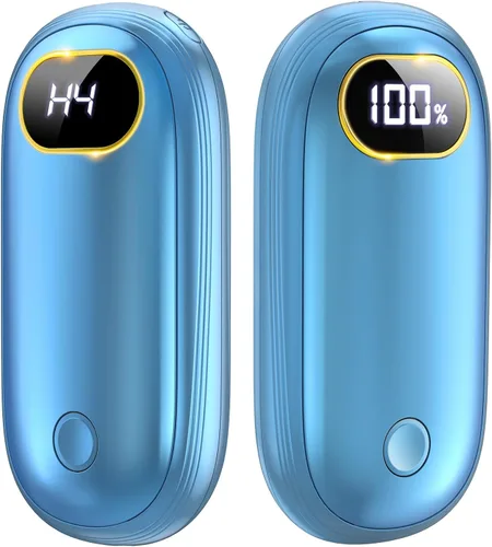 Miniatura 13 de Calentadores de Manos Recargables - Calentadores de Manos Eléctricos Paquete de 2 con Calefacción de Doble Cara para 15Hrs de Calor, Pantalla LED
