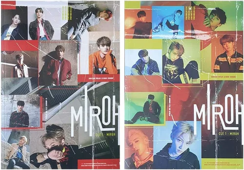 STRAY KIDS 4º Mini CLE 1: Álbum Miroh estándar (Clé 1 Ver + Miroh Ver Set) 2 CD+2 Photobook+6 tarjetas de fotos QR+(4 tarjetas fotográficas