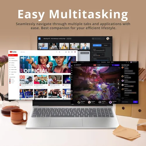Miniatura 4 de HP Laptop de 17 pulgadas - Intel i3-N305 Beat i7-1165G7-165G7-16GB RAM -1TB SSD -Windows 11 - Pantalla IPS HD+ - Computadoras Portatil Laptop