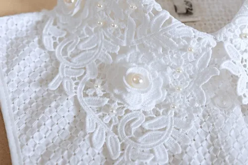 Miniatura 4 de Elegtiskas - Collar de media camisa desmontable para mujer y niña