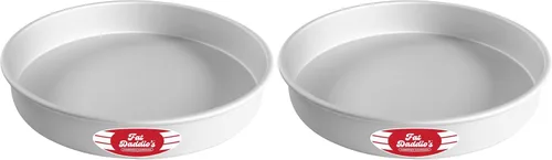 Miniatura 21 de Fat Daddio's PRD-1BOX Moldes Redondos para Pastel Mini Tier de Aluminio Anodizado para Una Caja de Mezcla, Juego de 3, Plateado