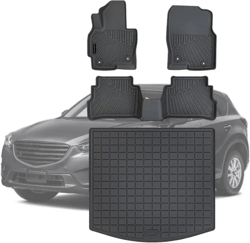 Miniatura 22 de Revestimientos de suelo para Acura ADX y Honda HR-V 2023-2026 TPE 2023-2026 TPE protección para todo tipo de clima, tapetes de primera y 2ª fila