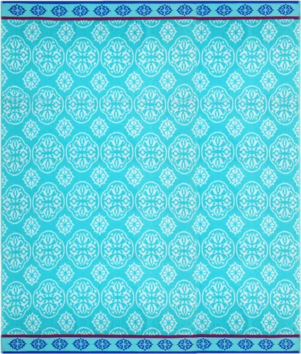 Miniatura 30 de COTTON CRAFT - Toalla de playa extra ancha con rayas ombre para dos, 147.3 x 172.7 cm - Algodón puro - Tela jacquard doble gruesa de felpa súper