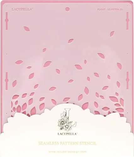 Miniatura 13 de Lacupella Plantilla de decoración de pasteles para pastel alto de crema de mantequilla, glaseado real, ganache, pintura, aerógrafo (ARRO)