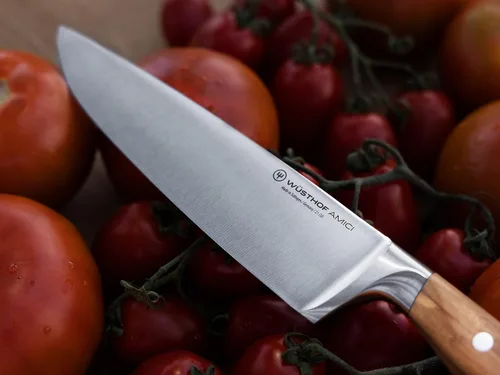 Miniatura 5 de Wüsthof Cuchillo de chef AMICI de 8 pulgadas, color marrón
