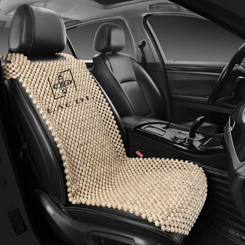 LACDL Fundas de asiento de automóvil con cuentas para automóviles, funda de asiento de cuentas de enfriamiento para camiones y SUV, almohadilla