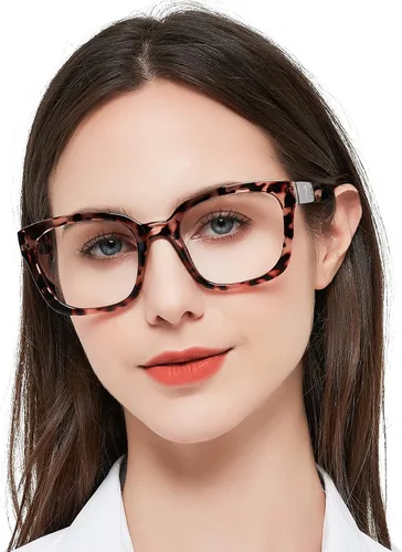 Miniatura 7 de MARE AZZURO Gafas de lectura cuadradas grandes +1.0 para mujeres de gran tamaño 1.00 1.25 1.50 1.75 2.00 2.25 2.50 2.75 3.00 3.50 4.00 5.00 6.00