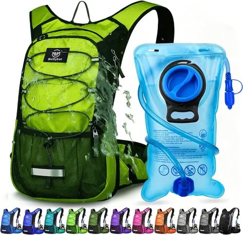 Miniatura 19 de Mothybot Mochila de Hidratación Aislada con Vejiga de Agua de 3L Libre de BPA a Prueba de Fugas, Mochila de Senderismo Ligera de Gran Almacenamiento