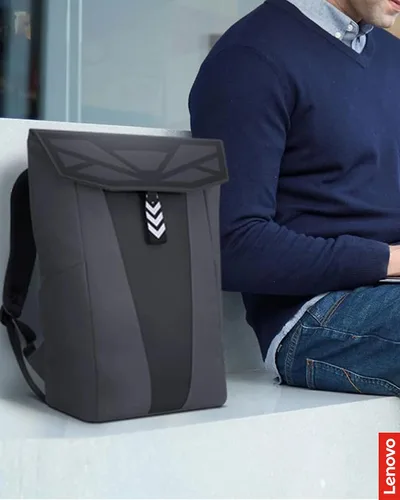 Miniatura 11 de Lenovo Legion - Mochila para juegos GB400 para computadoras de hasta 16 pulgadas, bolsa ligera repelente al agua con múltiples bolsillos