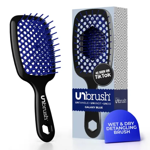 Miniatura 26 de FHI Heat UNbrush - Cepillo desenredante para cepillar sin dolor en cabello húmedo o seco — Cerdas antiestáticas DuoFlex duraderas, mango ligero