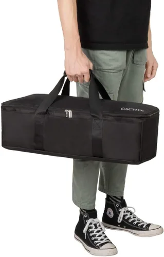 Miniatura 5 de Bolsa de transporte compatible con Cricut Explore Air y Maker, bolsa impermeable compatible con Cricut Explore Air y suministros (negro, 1+1)