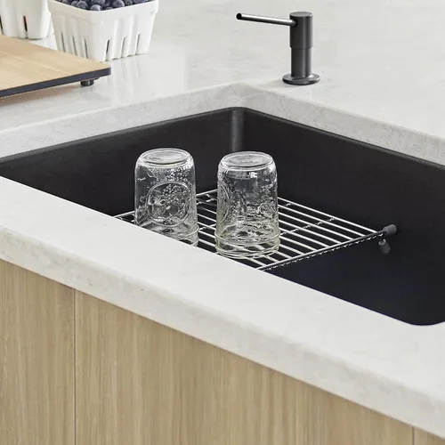 Miniatura 2 de BLANCO Precis - Rejilla flotante de acero inoxidable para fregadero