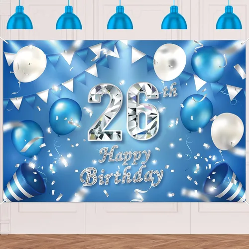 Miniatura 13 de Cartel de feliz cumpleaños número 11, globos de decoración de fondo de confeti de cristal, decoración temática para niños o niñas, vítores a 11