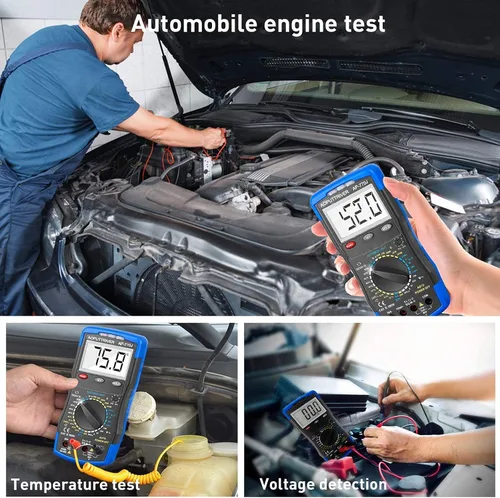 Miniatura 6 de Multímetro digital AP-770J Multímetro automotriz Analizador de motor Manual de rango NCV Multi Tester Medida