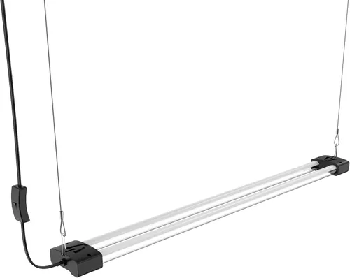 Miniatura 5 de DYMOND BoostGro - Luz LED de crecimiento de espectro completo 5000K luz diurna + 660 nm rojo enlazable para plantas de interior (3 pies, negro)