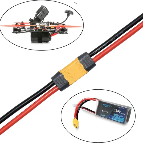 Miniatura 4 de 10 pares XT60H (XT60 Uograde) macho hembra bala conectores para RC Lipo batería RC Drone Accesorios de avión XT60 Conectores Enchufes