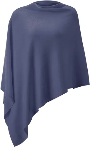Miniatura 89 de Fomolom Ponchos para mujer, versátil, ligero, tejido sólido, chal envolvente, bufanda, accesorios para mujer
