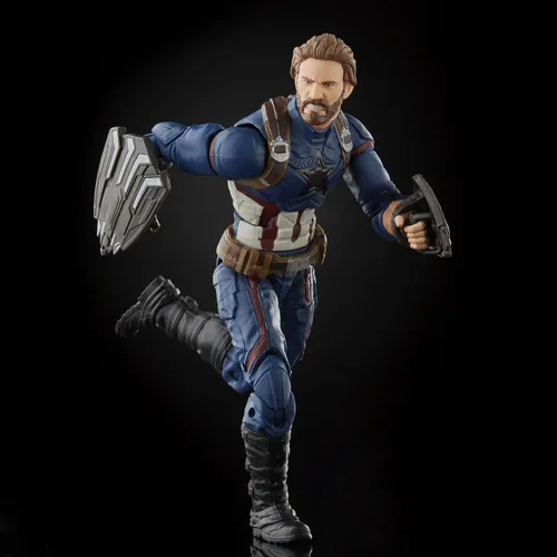 Miniatura 4 de Marvel Hasbro Avengers Infinity Hasbro Legends Series - Figura de acción del Capitán América (5.9 in), diseño premium, incluye 5 accesorios