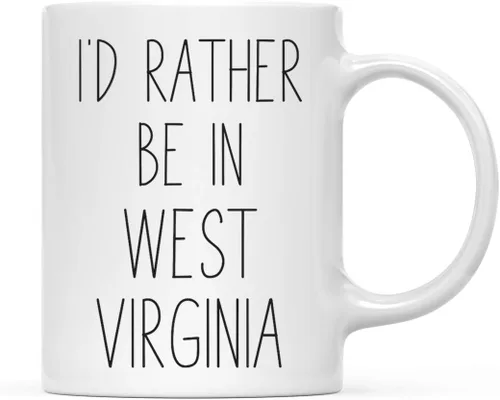 Miniatura 40 de Andaz Press Taza de café de 11 onzas, regalo con texto en inglés "I'd Rather Be in Alabama", 1 paquete, para estudiar en el extranjero, regalo