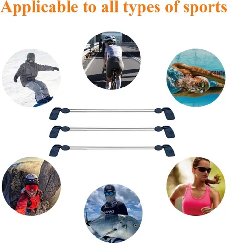 Miniatura 6 de Correa ajustable para lentes de sol para deportes, correa antideslizante para lentes de sol para niños, mujeres y hombres, soportes para lentes