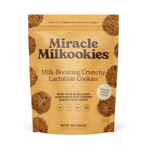 Miniatura 12 de Miracle Mama Milkookies - Galletas de lactancia para lactancia materna – Aperitivos de lactancia materna con chispas de chocolate de avena – Sin