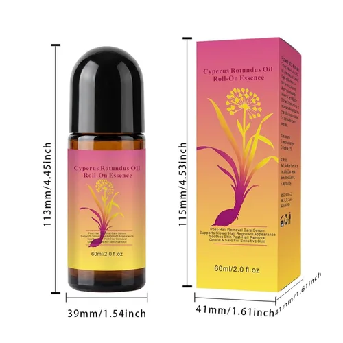 Miniatura 10 de Aceite natural Cyperus Rotundus para la reducción del cabello, aceite de depilación suave no irritante, hidrata profundamente y calma la piel