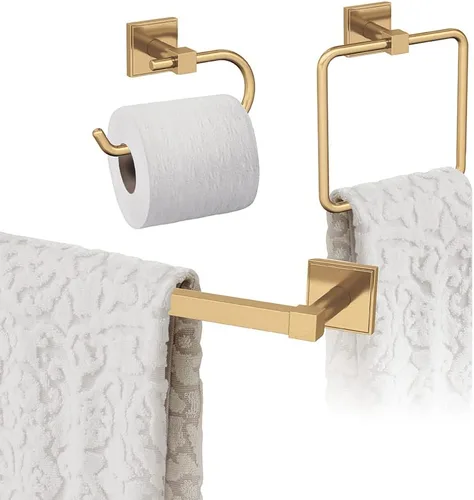 Miniatura 28 de Amerock Níquel cepillado Appoint 5 piezas Juego de accesorios de baño