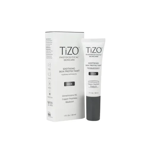 TIZO Protector calmante para la piel | Hidrata y protege | Péptidos de cobre | Mejora la textura de la piel | 1 onza líquida
