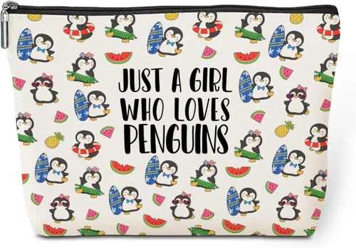 Miniatura 9 de jeilink Linda chica ama a los animales, bolsa de maquillaje divertida de viaje, bolsa de aseo de viaje, recuerdos de fiesta de animales, decoración