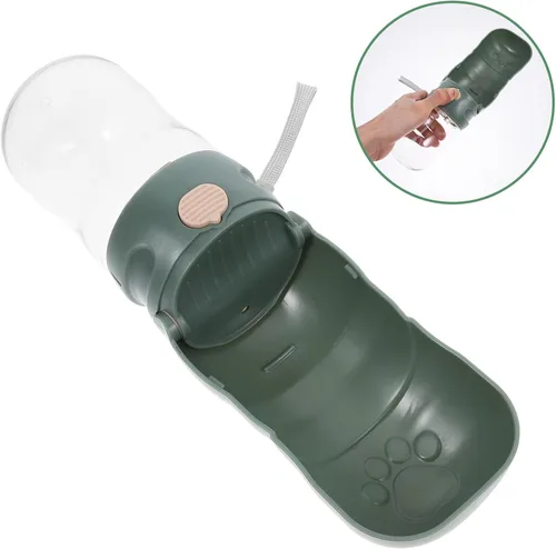 Miniatura 4 de Leak Portable Dog Water Bottle with Travel Drinking Bowl Lightweight Small Pet Water Dispenser for Hiking Camping Walking and Outdoor Trips