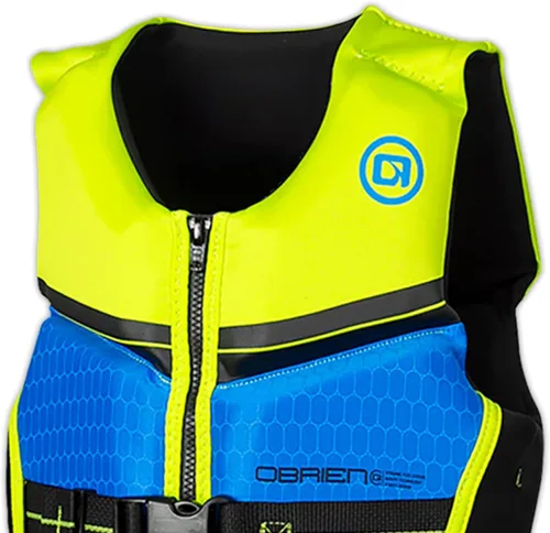 Miniatura 3 de O'Brien V-Back Neoprene Life Jacket USCG Approved Child, Youth and Teen for Lake, River, PWC, Wakeboard Lima