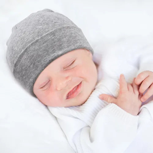 Miniatura 2 de DRESHOW BQUBO - Gorro unisex para bebé, paquete de 8 unidades, gorro de punto suave y lindo para bebé