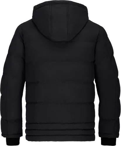 Miniatura 3 de Wantdo - Chaqueta acolchada impermeable para hombre, con capucha, de invierno