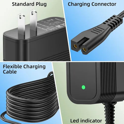 Miniatura 4 de Cargador para Pool Blaster Catfish Li 22051EL 23051EL 20050CL 21051DL 26051SL 22151EL 26050SL Cable de alimentación para Water Tech LC099-2SK