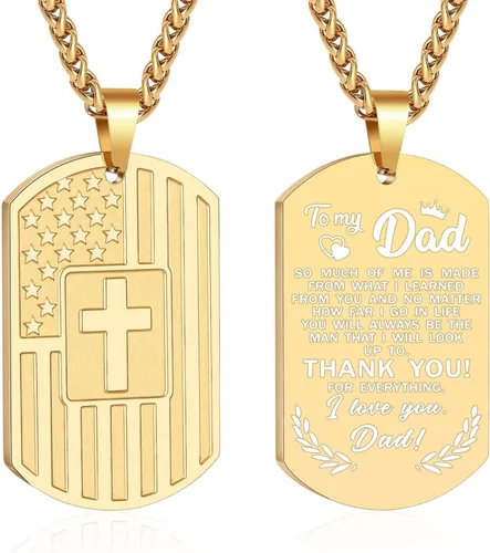 Miniatura 22 de Zocomi Rellenos de Media Navideña Regalo de Navidad - Para Mi Hijo Papá Hermano Marido Nieto Abuelo Novio Hombre Etiqueta de Perro Cruz Collar