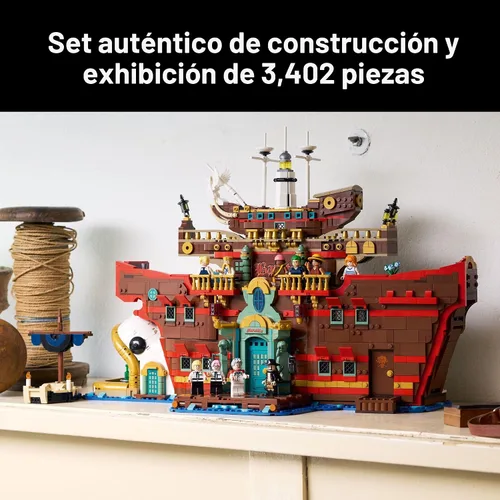 Miniatura 7 de LEGO One Piece The Baratie Juego de Construcción de Restaurante Flotante para Adultos - Bloques de Construcción Coleccionables para Fanáticos