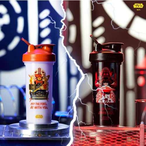 Miniatura 6 de BlenderBottle - Botella agitadora Pro Series Star Wars Perfecta para batidos de proteínas y preentrenamiento, Únete al lado oscuro, 28 onzas