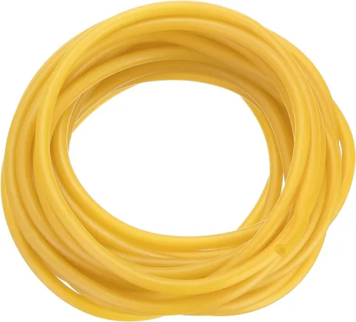 Miniatura 11 de Tubo de goma de látex natural de 1/4 de pulgada de diámetro interior x 3/8 pulgadas de diámetro exterior, manguera de goma de 26 pies altamente Rojo