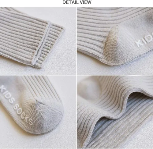 Miniatura 7 de VWU Baby Crew Socks with Grips Unisex Toddler Infant Kids Cotton tube Socks 0-5 Years