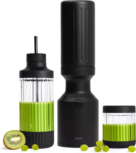 Miniatura 11 de Beast Mighty 850 Licuadora personal compacta premium Para batidos, malteadas, aderezos, salsas, postres, salsas para mojar Mezcla hielo